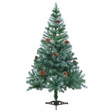Vidaxl kunstkerstboom avec des cônes de pin 150 cm