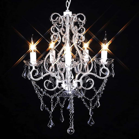 Chandelier Vidaxl avec 2 800 cristaux E14