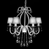 Chandelier Vidaxl avec 2300 cristaux blancs