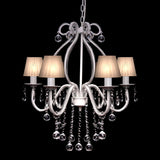 Chandelier Vidaxl avec 2300 cristaux blancs