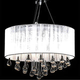 Chandelier Vidaxl avec 85 cristaux blancs