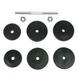 Vidaxl 9 pièces à haltères 15 kg