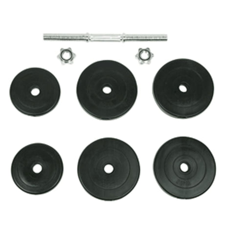 Vidaxl 9 pièces à haltères 15 kg