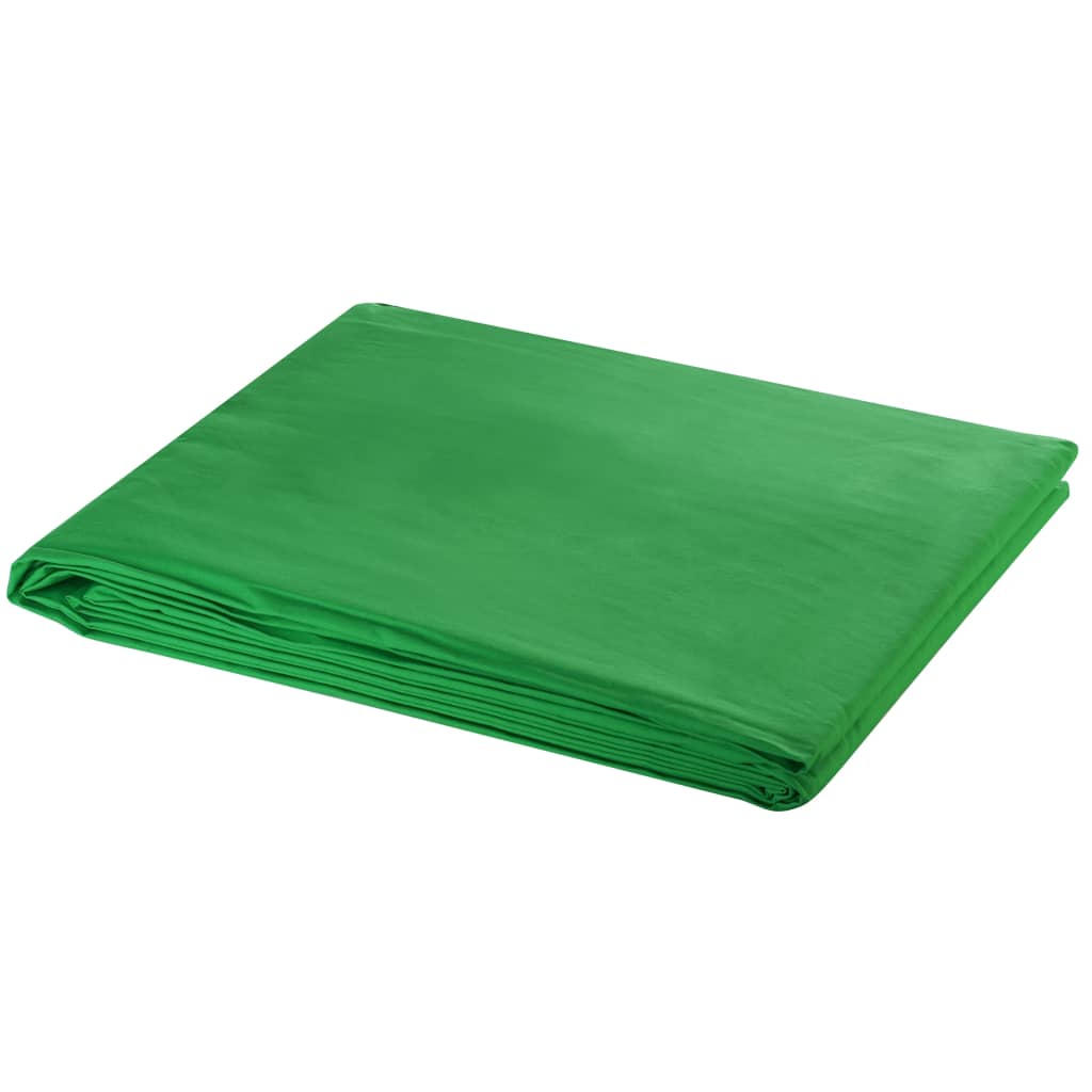 Contexte Vidaxl sans chromakey standard 300x300 cm vert coton