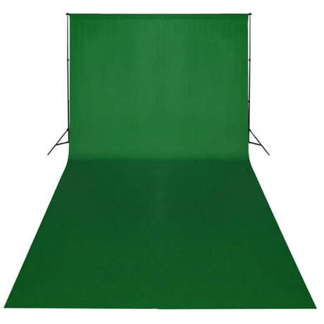 Contexte Vidaxl sans chromakey standard 600x300 cm vert coton
