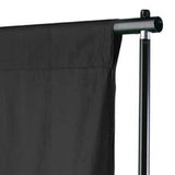 Arrière-plan vidaxl sans noire de coton standard 600x300 cm