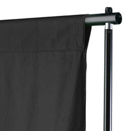 Arrière-plan vidaxl sans noire de coton standard 600x300 cm
