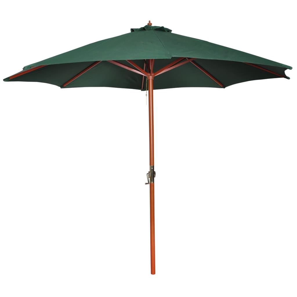 Vidaxl Parasol 258 cm zelená