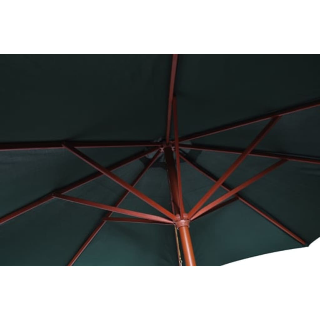 Vidaxl Parasol 258 cm zelená