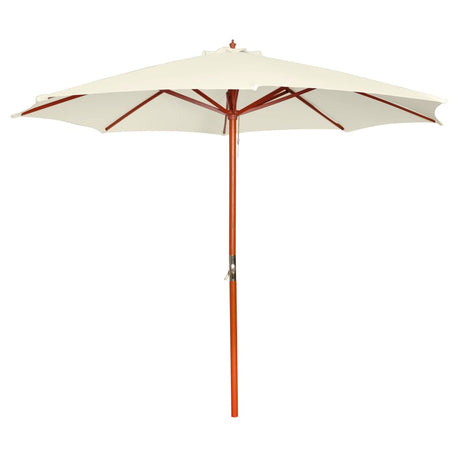 Vidaxl parasol 300x258 cm sable blanc
