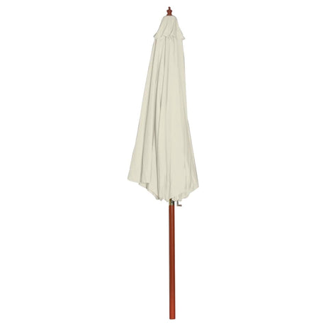 Vidaxl parasol 300x258 cm sable blanc
