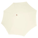Vidaxl parasol 300x258 cm sable blanc