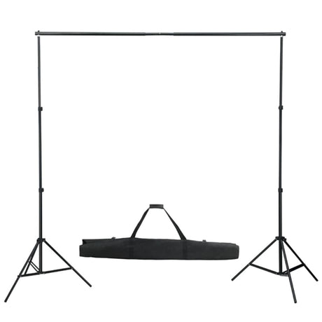Système d'arrière-plan Vidaxl 600x300 cm noir