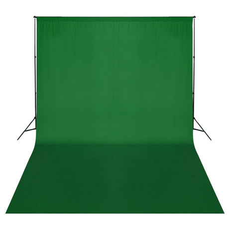 Système d'arrière-plan Vidaxl 500x300 cm vert