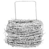 Vidaxl Barbed Fil Galvanisé 500 M