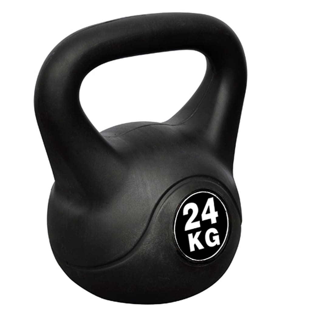 Vidaxl Kettlebell s plastičnim ogrinjalom 24 kg