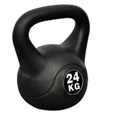 Vidaxl kettlebell avec manteau en plastique 24 kg