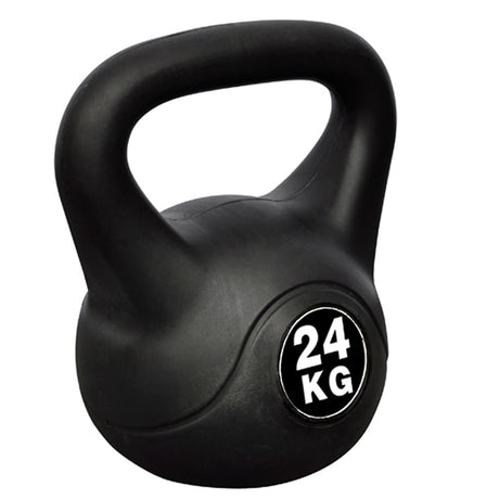 Vidaxl kettlebell avec manteau en plastique 24 kg