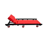 VidaXL Mechanic Bed with 6 wheels adjustable