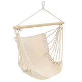 Vidaxl Hanging Chair Creme White (stor)