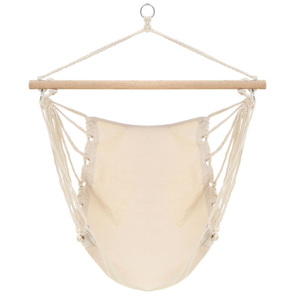 Vidaxl Hanging Chair Creme White (stor)