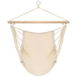 Vidaxl Hanging Chair Creme White (stor)