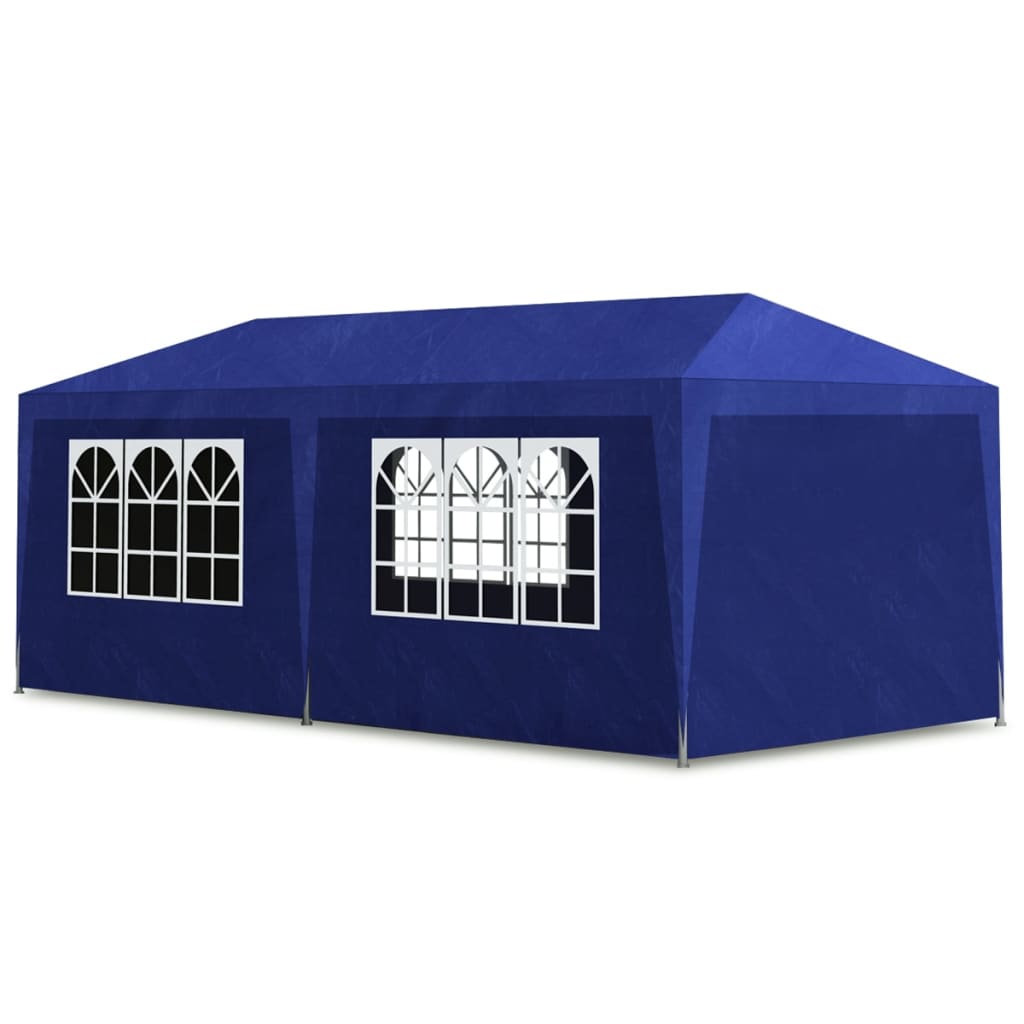 Vidaxl Partytent 3x6 m modrá