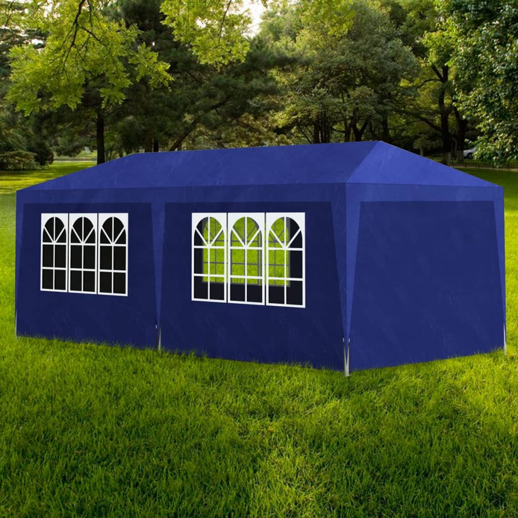 Vidaxl Partytent 3x6 m modrá