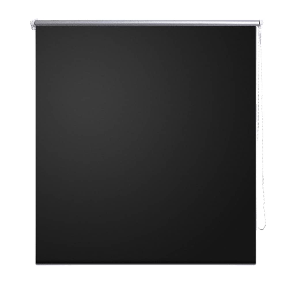 Vidaxl Roller Blind Dammning 80x175 cm Schwarz