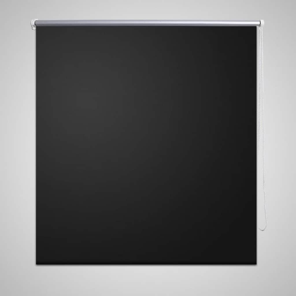 Vidaxl Roller Blind Dammning 80x175 cm Schwarz