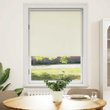 Vidaxl Roller aveugle accablant 100 x 175 cm crème
