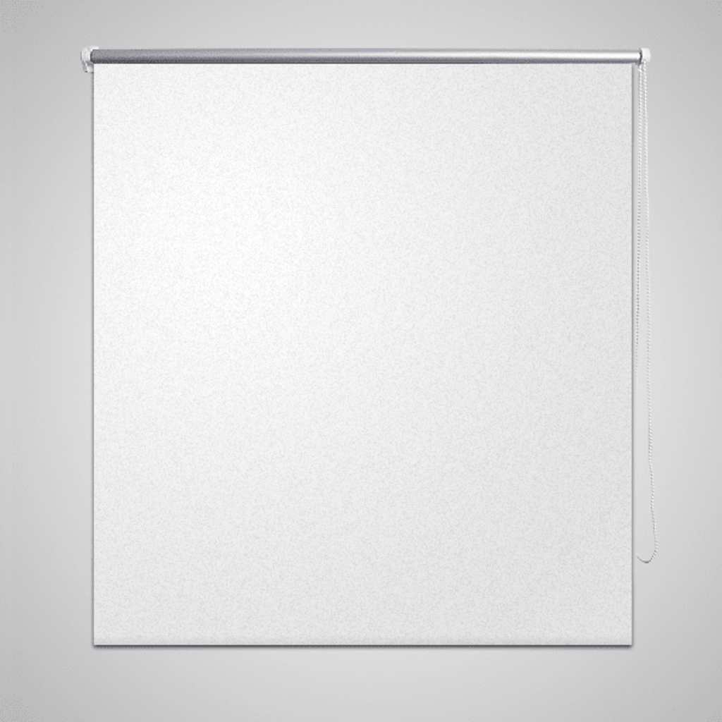 Vidaxl Roller Blind Damning 120 x 175 cm bela