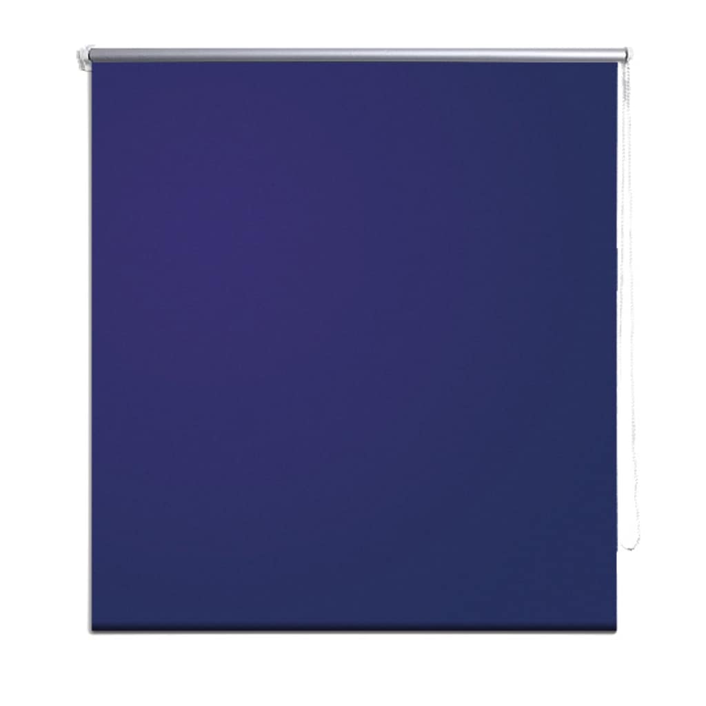 Vidaxl rullo blackout cieco 140 x 175 cm blu navy