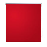 Vidaxl Roller aveugle accablant 160 x 175 cm rouge