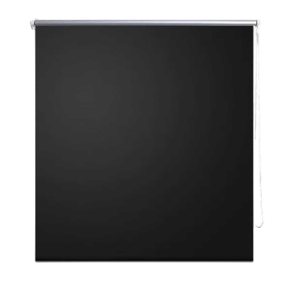 Vidaxl Roller Blind Damning 80x230 cm sort