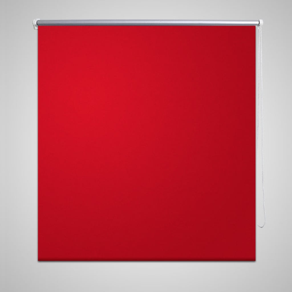 Vidaxl Rouleau aveugle accablant 100 x 230 cm rouge