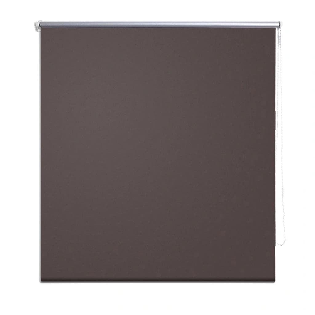 Vidaxl Roller Blind Blackout 120 x 230 cm kaffebrun