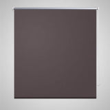 Vidaxl Roller Blind Blackout 120 x 230 cm kaffe brun