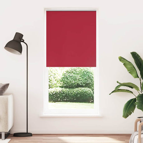 Vidaxl Roller aveugle accablant 120 x 230 cm rouge