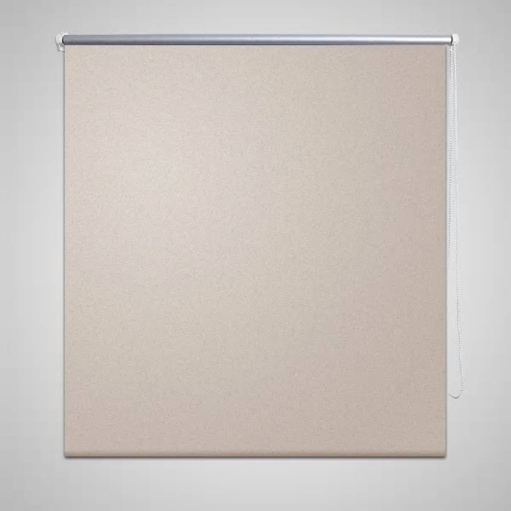 Vidaxl rouleau aveugle occlusion noire 140 x 230 cm beige