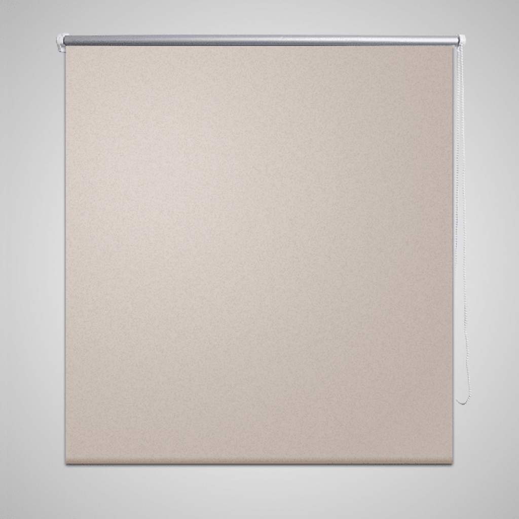 VidaXL Rolgordijn verduisterend 160 x 230 cm beige