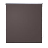 Vidaxl Roller Blind Blackout 160 x 230 cm kava rjava