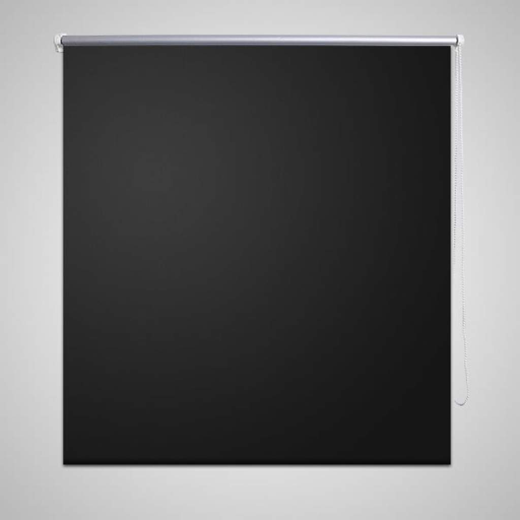 Vidaxl Roller Blind Danning 160 x 230 cm nero