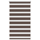 VidaXL Duo Store Enrouleur 50x100cm Marron Café