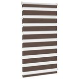 VidaXL Duo Store Enrouleur 50x100cm Marron Café