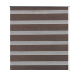 Vidaxl Duo Roller blind 60x120cm coffee brown