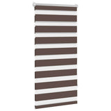 VidaXL Duo Store Enrouleur 60x120cm Marron Café