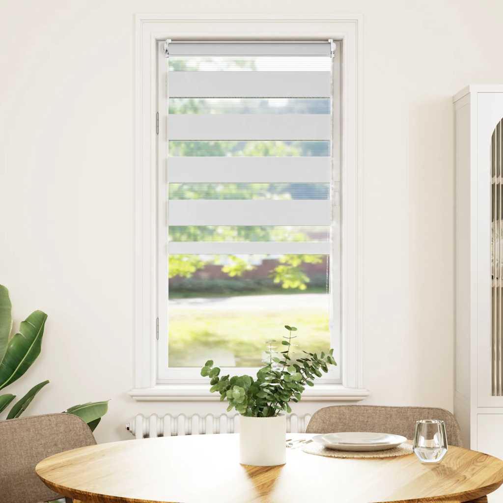 VidaXL duo store enrouleur 80x150cm blanc