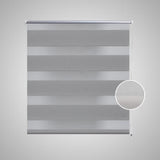 Vidaxl Duo Roller blind 80x150cm Gray