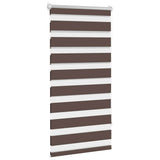 Vidaxl Duo Rouleau aveugle 80x150cm café marron